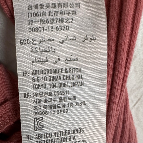 Hollister Henley Button Down V-Neck Long Sleeve Shirt Medium Mauve Pink - Picture 9 of 12